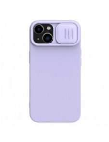 Nillkin CamShield Silky Silicone Case for iPhone 15 Plus with Camera Protector - Purple