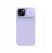 Nillkin CamShield Silky Silicone Case for iPhone 15 Plus with Camera Protector - Purple