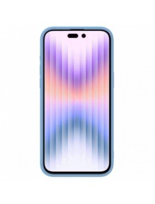 Nillkin CamShield Silky Silicone Case for iPhone 15 Pro Max with Camera Protector - Blue