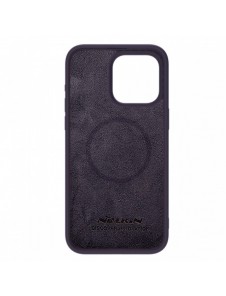 Nillkin CamShield Silky Silicone Case for iPhone 15 Pro Max with Camera Protector - Dark Purple