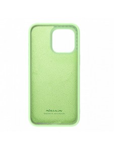 Nillkin CamShield Silky Silicone Case for iPhone 15 Pro Max with Camera Protector - Mint