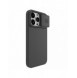 Nillkin CamShield Silky Silicone Case for iPhone 15 Pro with Camera Protector - Black