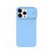 Nillkin CamShield Silky Silicone Case for iPhone 15 Pro with Camera Protector - Blue