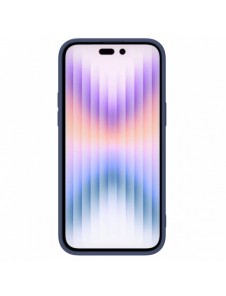 Nillkin CamShield Silky Silicone Case for iPhone 15 Pro with Camera Protector - Dark Blue