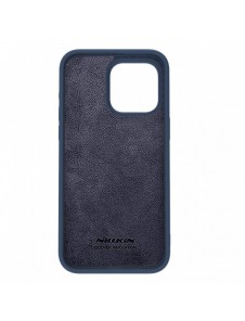 Nillkin CamShield Silky Silicone Case for iPhone 15 Pro with Camera Protector - Dark Blue