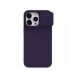 Nillkin CamShield Silky Silicone Case for iPhone 15 Pro with Camera Protector - Dark Purple