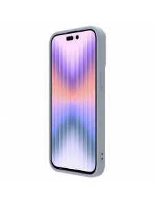 Nillkin CamShield Silky Silicone Case for iPhone 15 Pro with Camera Protector - Gray
