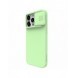 Nillkin CamShield Silky Silicone Case for iPhone 15 Pro with Camera Protector - Mint