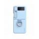 Nillkin CamShield Silikonfodral till Samsung Galaxy Z Flip 4 Silikonskydd med kameraskydd Blå
