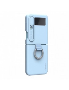 Nillkin CamShield Silikonfodral till Samsung Galaxy Z Flip 4 Silikonskydd med kameraskydd Blå