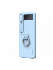 Nillkin CamShield Silikonfodral till Samsung Galaxy Z Flip 4 Silikonskydd med kameraskydd Blå
