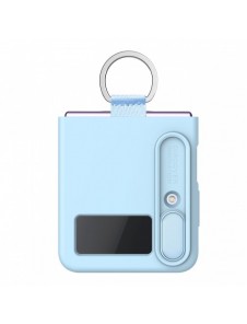 Nillkin CamShield Silikonfodral till Samsung Galaxy Z Flip 4 Silikonskydd med kameraskydd Blå