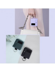 Nillkin CamShield Silikonfodral till Samsung Galaxy Z Flip 4 Silikonskydd med kameraskydd Blå