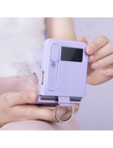 Nillkin CamShield Silikonfodral till Samsung Galaxy Z Flip 4 Silikonskydd med kameraskydd Blå
