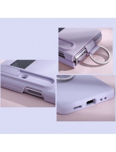 Nillkin CamShield Silikonfodral till Samsung Galaxy Z Flip 4 Silikonskydd med kameraskydd Blå