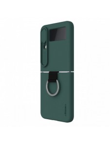 Nillkin CamShield Silikonfodral till Samsung Galaxy Z Flip 4 Silikonskydd med kameraskydd Grön