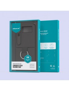 Nillkin CamShield Silikonfodral till Samsung Galaxy Z Flip 4 Silikonskydd med kameraskydd Grön