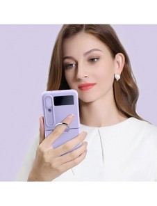 Nillkin CamShield Silikonfodral till Samsung Galaxy Z Flip 4 Silikonskydd med kameraskydd Grön