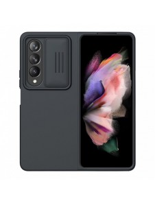 Nillkin CamShield Silikonfodral till Samsung Galaxy Z Fold 4 Silikonskydd med kameraskydd Svart