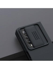 Nillkin CamShield Silikonfodral till Samsung Galaxy Z Fold 4 Silikonskydd med kameraskydd Svart