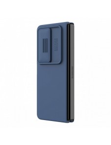 Nillkin CamShield Silikonfodral till Samsung Galaxy Z Fold 4 Silikonskydd med kameraskydd Blå