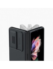 Nillkin CamShield Silikonfodral till Samsung Galaxy Z Fold 4 Silikonskydd med kameraskydd Blå