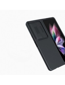 Nillkin CamShield Silikonfodral till Samsung Galaxy Z Fold 4 Silikonskydd med kameraskydd Blå