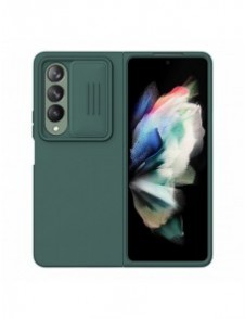 Nillkin CamShield Silikonfodral till Samsung Galaxy Z Fold 4 Silikonskydd med kameraskydd Grön