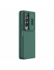 Nillkin CamShield Silikonfodral till Samsung Galaxy Z Fold 4 Silikonskydd med kameraskydd Grön