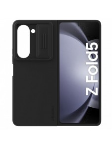 Nillkin CamShield Silikonfodral till Samsung Galaxy Z Fold 5 med kameraskydd - Svart
