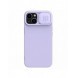 Nillkin CamShield Silikonfodral iPhone 14 Plus fodral med kamerafodral lila