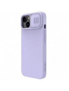 Nillkin CamShield Silikonfodral iPhone 14 Plus fodral med kamerafodral lila