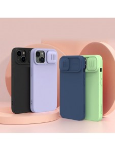 Nillkin CamShield Silikonfodral iPhone 14 Plus skal med kameraskal svart
