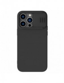 Nillkin CamShield Silky Silikonfodral iPhone 14 Pro skal med kamerafodral svart