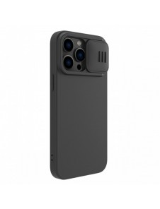 Nillkin CamShield Silky Silikonfodral iPhone 14 Pro skal med kamerafodral svart