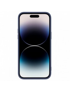 Nillkin CamShield Silikonfodral iPhone 14 Pro skal med kamerafodral blå