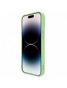 Nillkin CamShield Silikonfodral iPhone 14 Pro skal med kameraskal grönt