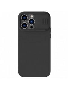 Nillkin CamShield Silikonfodral iPhone 14 Pro Max skal med kameraskal svart