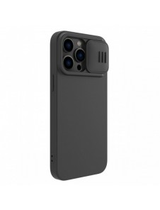 Nillkin CamShield Silikonfodral iPhone 14 Pro Max skal med kameraskal svart
