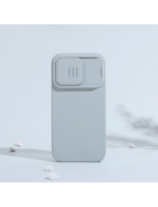 Nillkin CamShield Silky Silikonfodral iPhone 14 Pro Max skal med kameraskal grönt