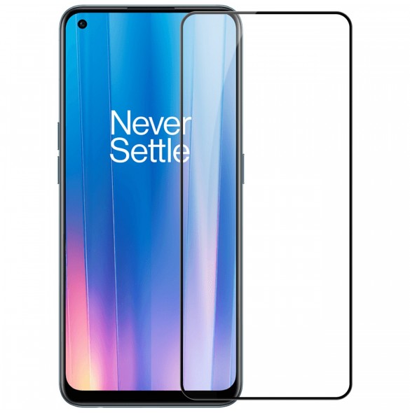 Nillkin CP + PRO ultratunt helskärmshärdat glas med 0,2 mm 9H-ram OnePlus Nord CE 2 5G svart