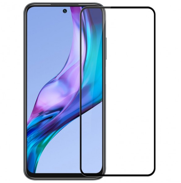 Nillkin CP + PRO ultratunt helskärmshärdat glas med 0,2 mm 9H ram Xiaomi Redmi 10 svart
