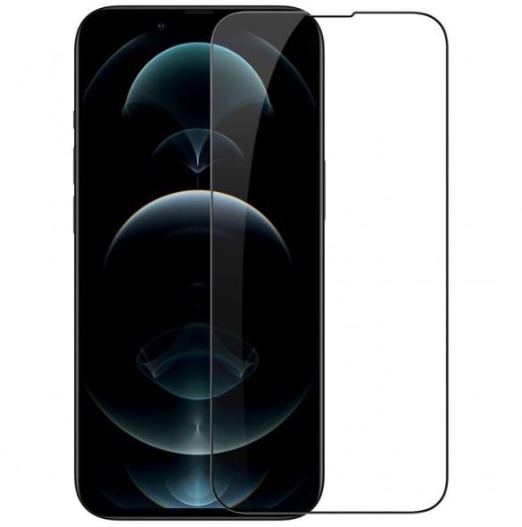 Nillkin CP+PRO Ultra Thin Heltäckande härdat glas med ram 0,2 mm 9H för iPhone 13 mini svart
