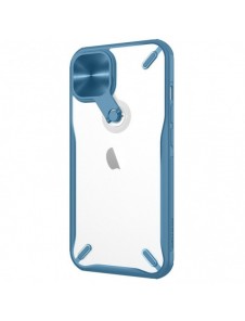 Nillkin Cyclops Fodral Ett slitstarkt fodral med ett kameraskydd och ett vikbart stativ för iPhone 13 blå