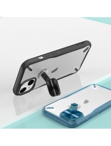 Nillkin Cyclops Fodral Ett slitstarkt fodral med ett kameraskydd och ett vikbart stativ för iPhone 13 blå