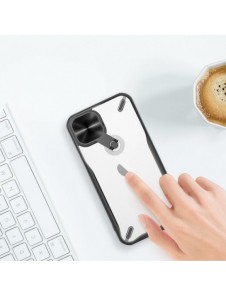 Nillkin Cyclops Fodral Ett slitstarkt fodral med ett kameraskydd och ett vikbart stativ för iPhone 13 blå