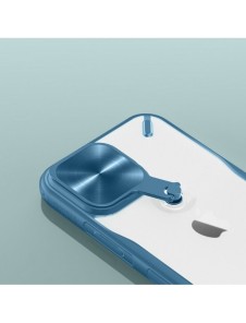 Nillkin Cyclops Fodral Ett slitstarkt fodral med ett kameraskydd och ett hopfällbart stativ för iPhone 13 Pro blå