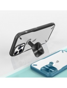 Nillkin Cyclops Fodral Ett slitstarkt fodral med ett kameraskydd och ett hopfällbart stativ för iPhone 13 Pro blå