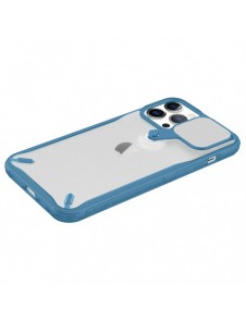 Nillkin Cyclops Fodral Ett slitstarkt fodral med ett kameraskydd och ett hopfällbart stativ för iPhone 13 Pro Max blå