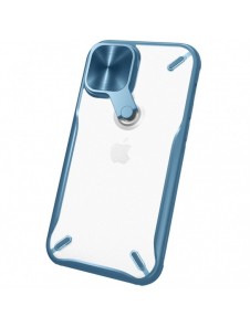 Nillkin Cyclops Fodral Ett slitstarkt fodral med ett kameraskydd och ett hopfällbart stativ för iPhone 13 Pro Max blå